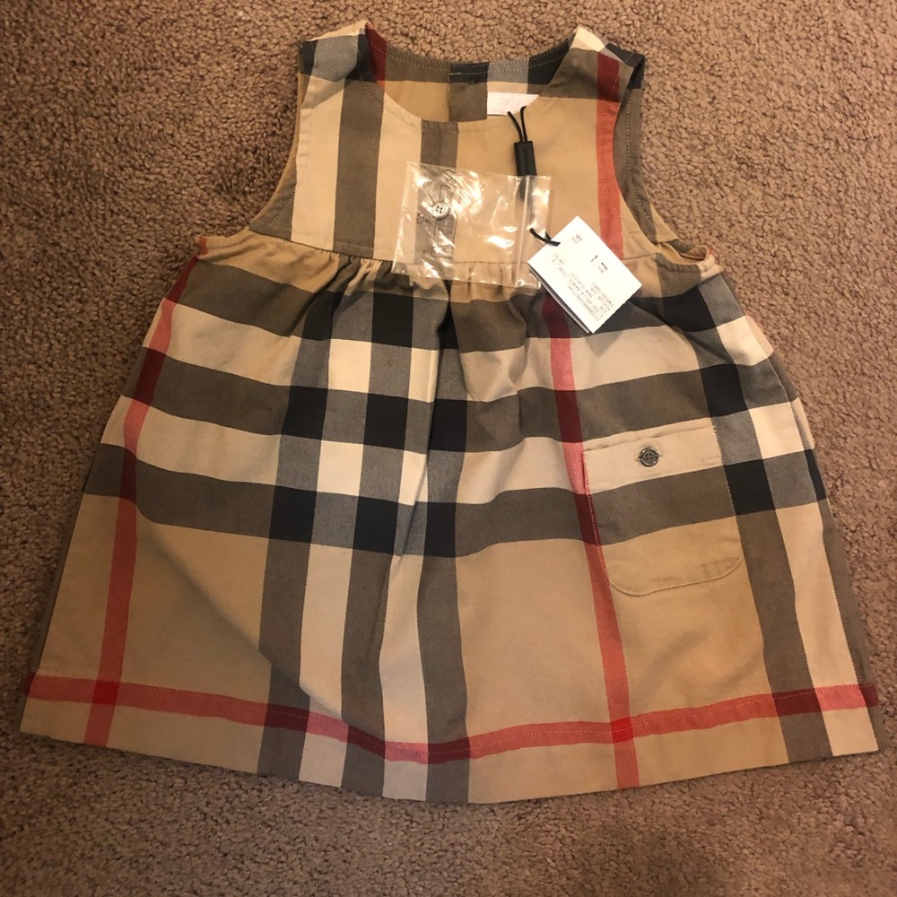 Burberry plaid dress
